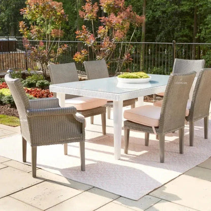 Hamptons Outdoor Furniture Wicker Dining Chair