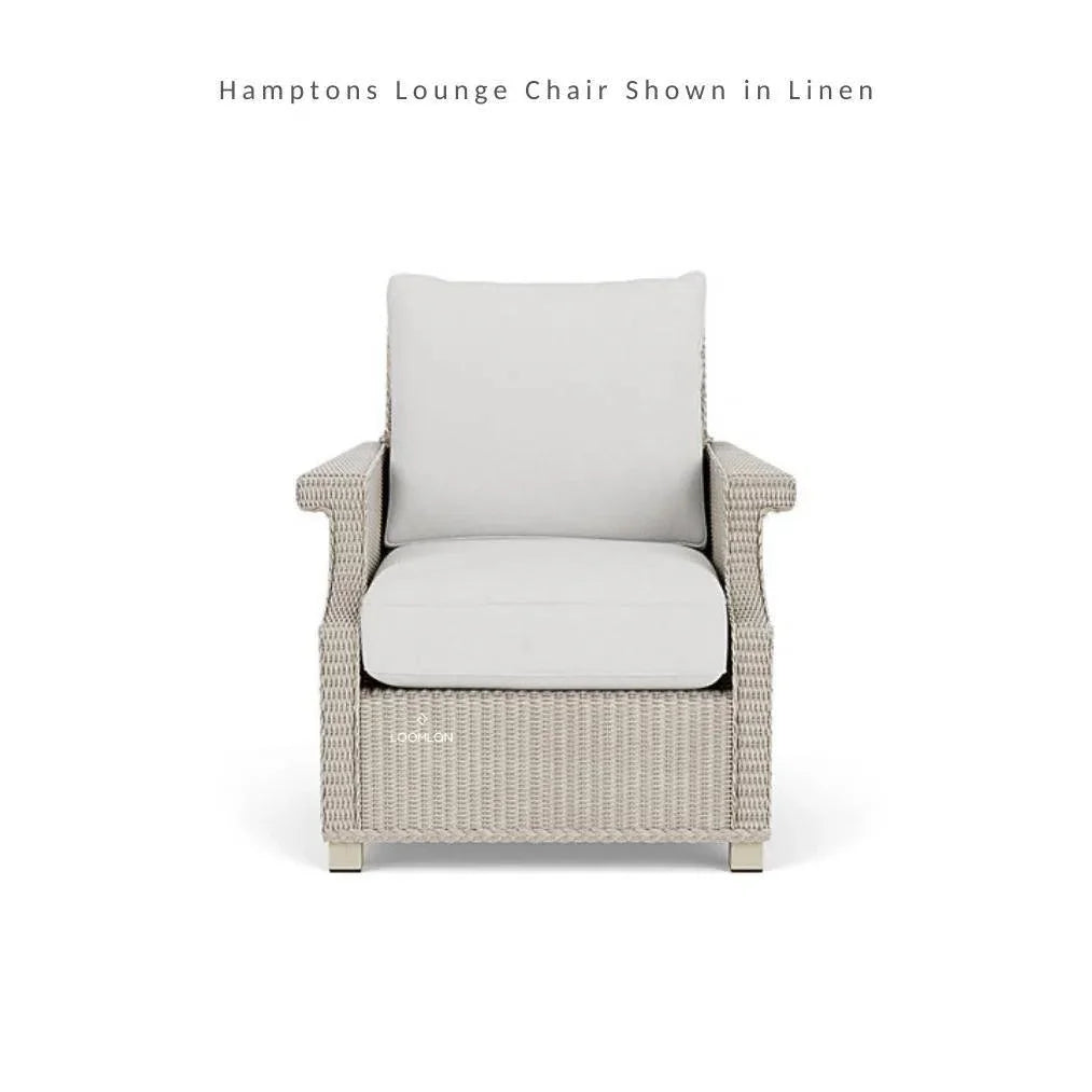 Hamptons Outdoor Furniture Wicker Lounge Chair