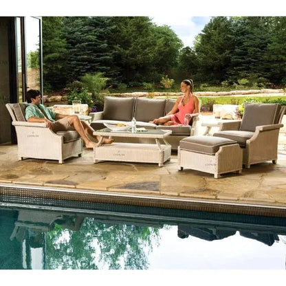 Hamptons Outdoor Furniture Wicker Lounge Chair