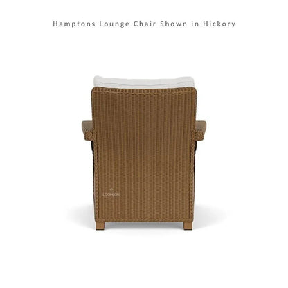 Hamptons Outdoor Wicker Lounge Chair with Ottoman Set