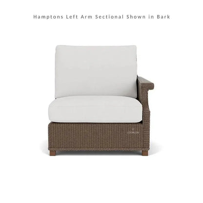 Hamptons Outdoor Wicker Corner Sectional with Table