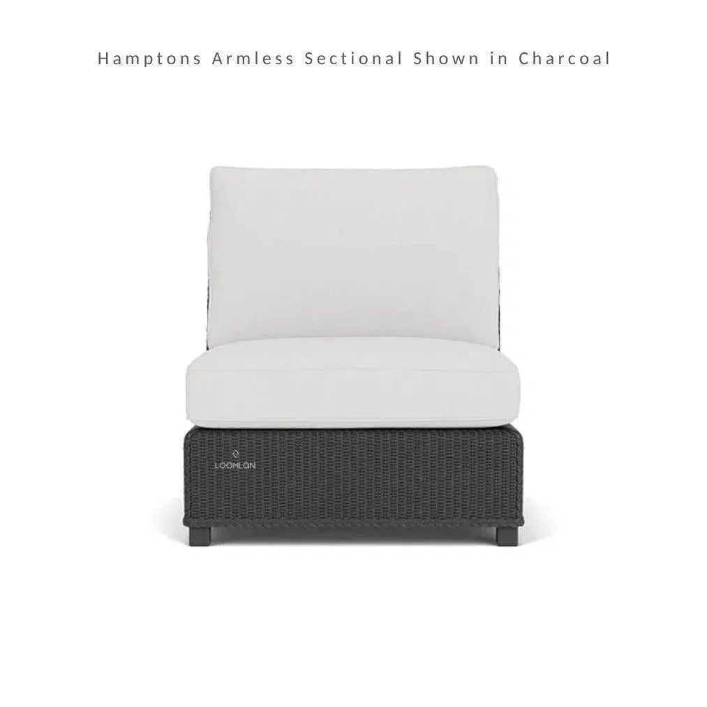Hamptons Outdoor Wicker Corner Sectional with Table