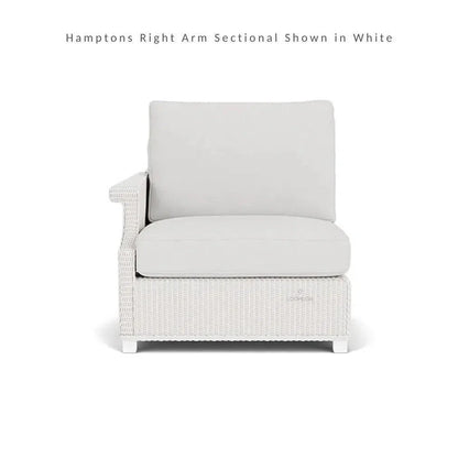 Hamptons Outdoor Wicker Corner Sectional with Table