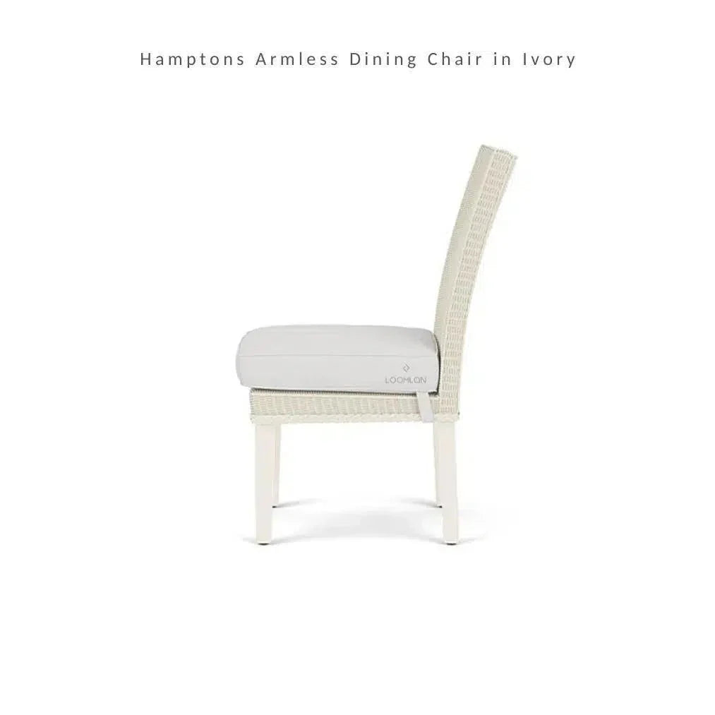 Hamptons Outdoor Wicker Dining Table Set 6PC