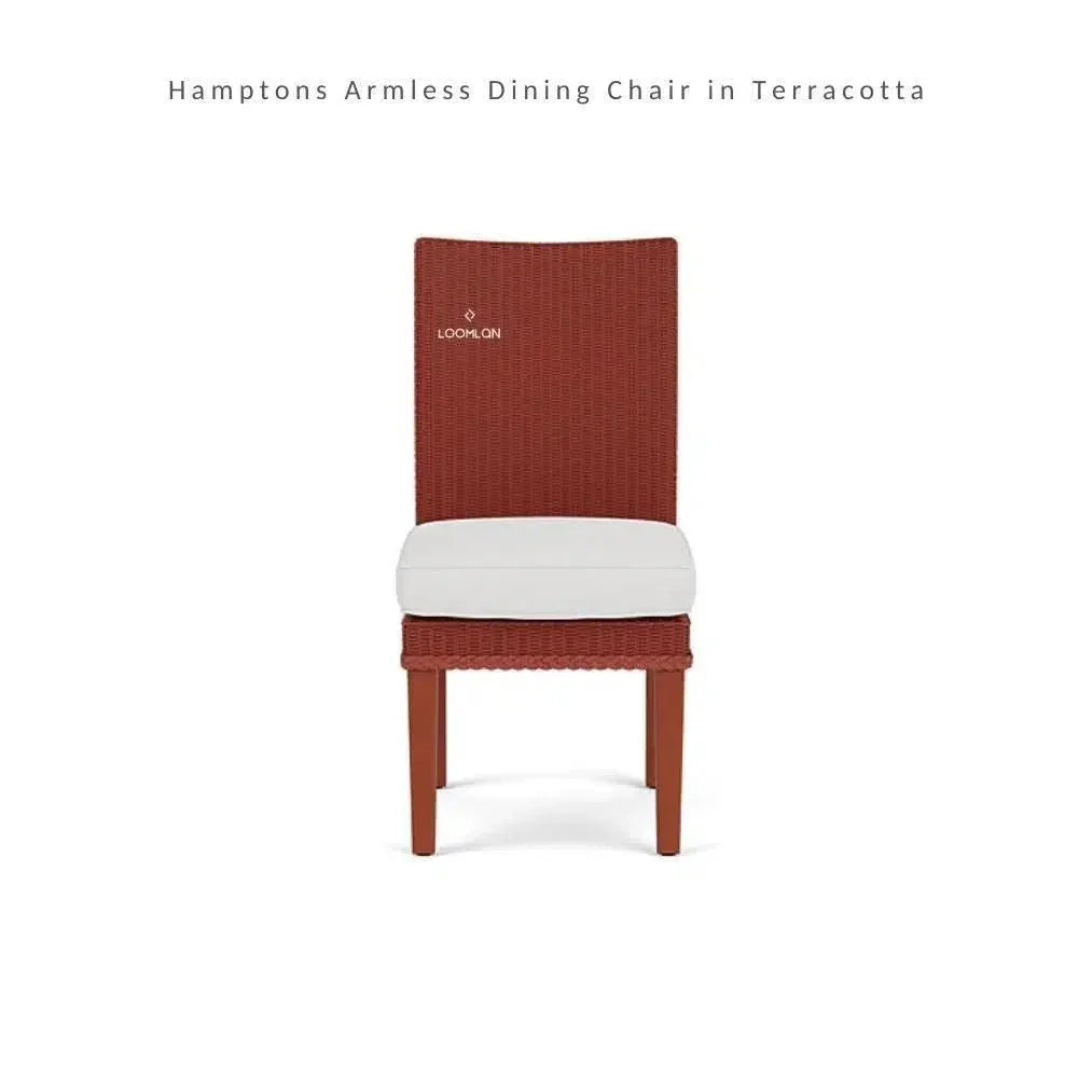 Hamptons Outdoor Wicker Dining Table Set 6PC
