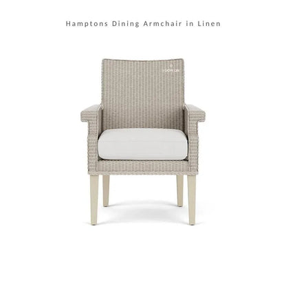 Hamptons Outdoor Wicker Dining Table Set 6PC