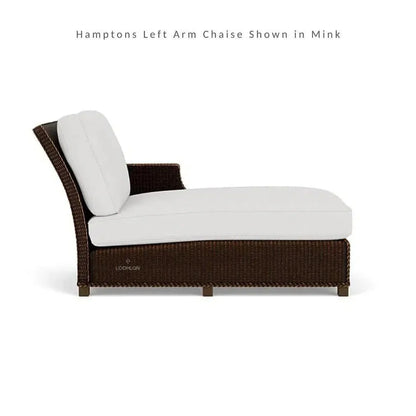 Hamptons Outdoor Wicker L-Shaped Sectional with Side Table