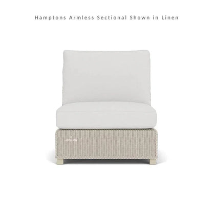 Hamptons Outdoor Wicker L-Shaped Sectional with Side Table