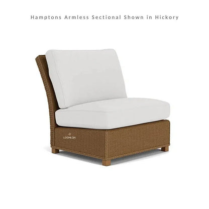 Hamptons Outdoor Wicker Sectional with Coffee Table Set