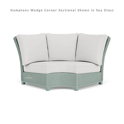Hamptons Outdoor Wicker Sectional with Lounge Chair Set