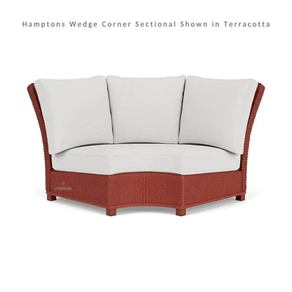 Hamptons Outdoor Wicker Sectional with Lounge Chair Set