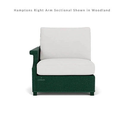Hamptons Outdoor Wicker Sectional Sofa with Lounge Chair Set