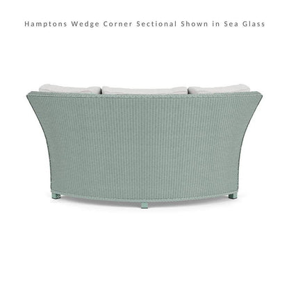 Hamptons Outdoor Wicker Sectional Sofa with Lounge Chair Set