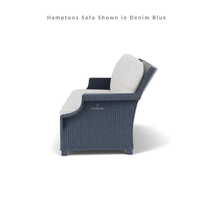 Hamptons Outdoor Wicker Sofa with Lounge Chair Set