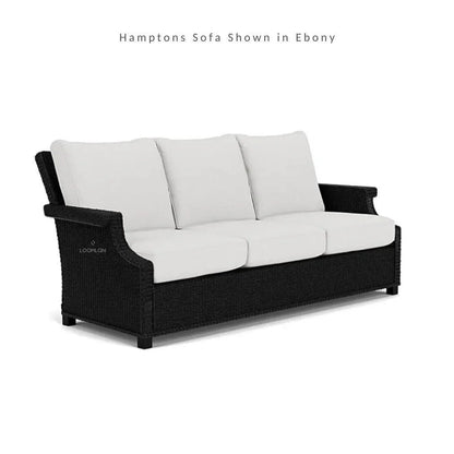 Hamptons Outdoor Wicker Sofa with Lounge Chair Set