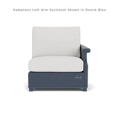 Hamptons Outdoor Wicker Sofa with Lounge Chair Set