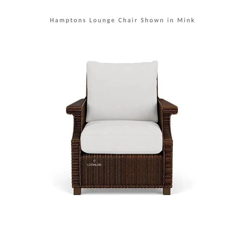Hamptons Outdoor Wicker Sofa with Lounge Chair Set