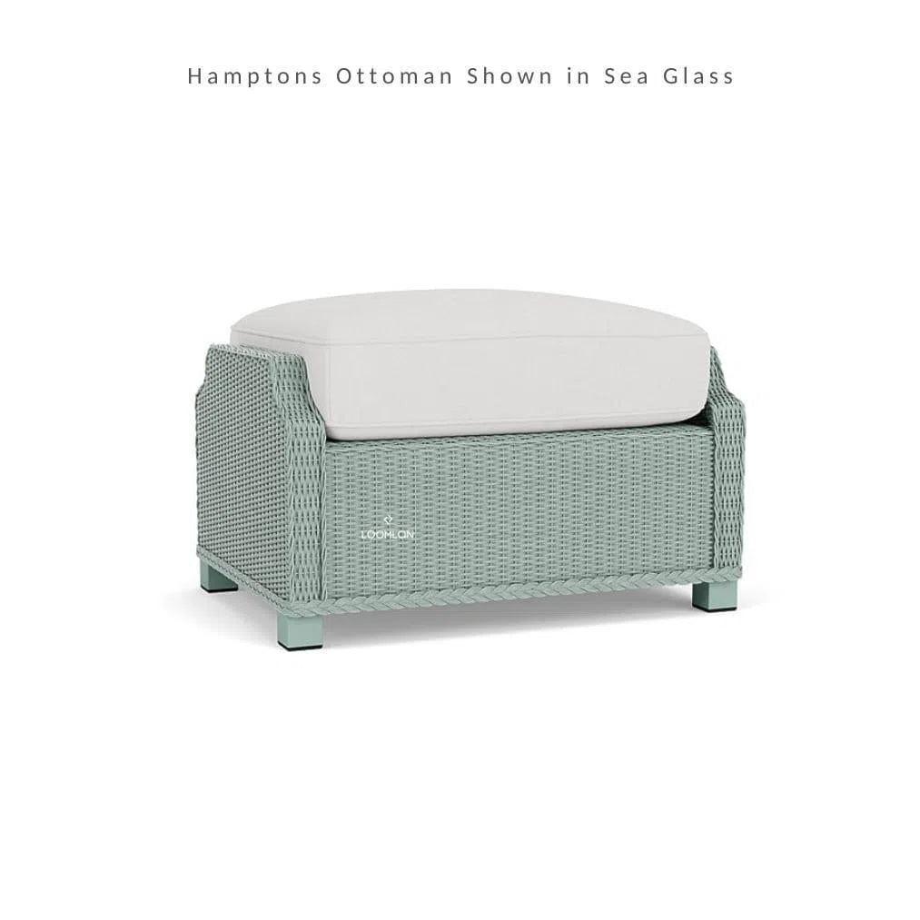 Hamptons Outdoor Wicker Sofa with Lounge Chair Set