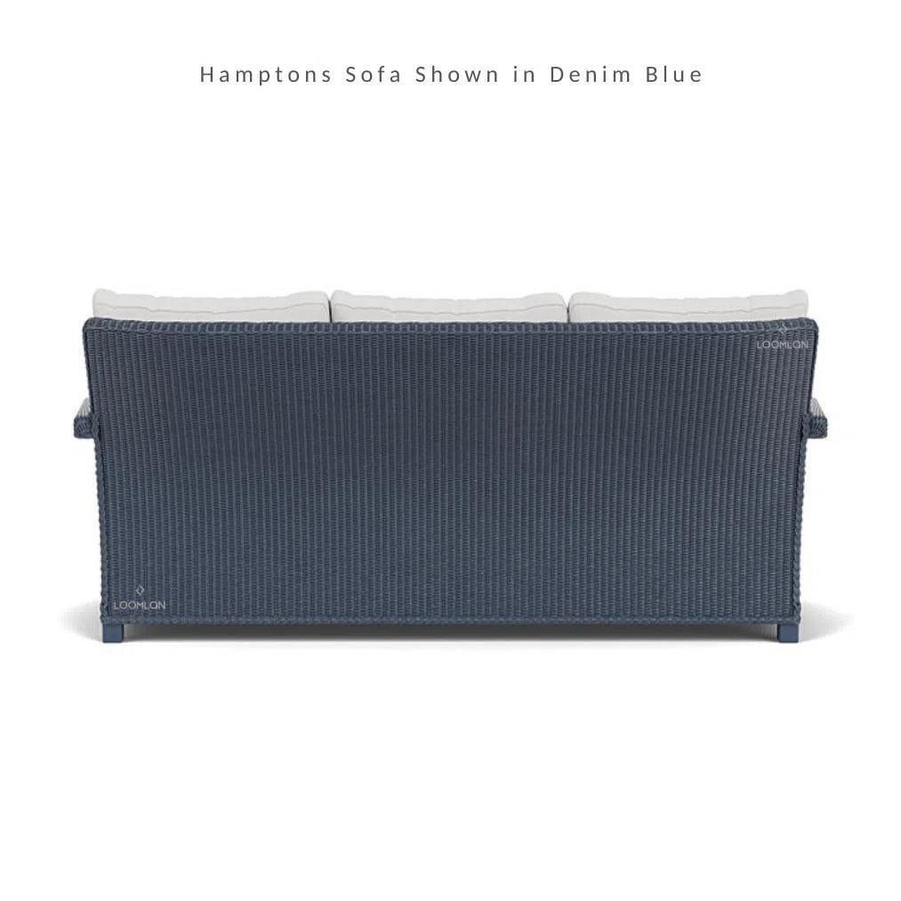Hamptons Outdoor Wicker Sofa with Lounge Chair Set