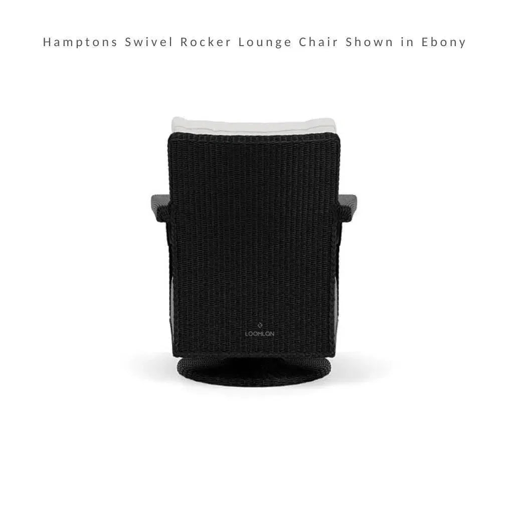 Hamptons Outdoor Wicker Swivel Rocker Lounge Chair