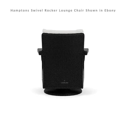 Hamptons Outdoor Wicker Swivel Rocker Lounge Chair