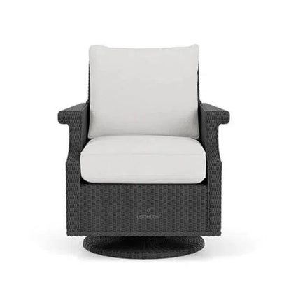 Hamptons Outdoor Wicker Swivel Rocker Lounge Chair