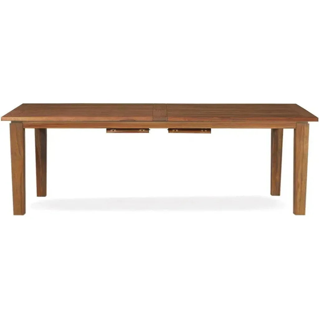 Hamptons Teak Extendable Dining Table With Chair Set 7PC