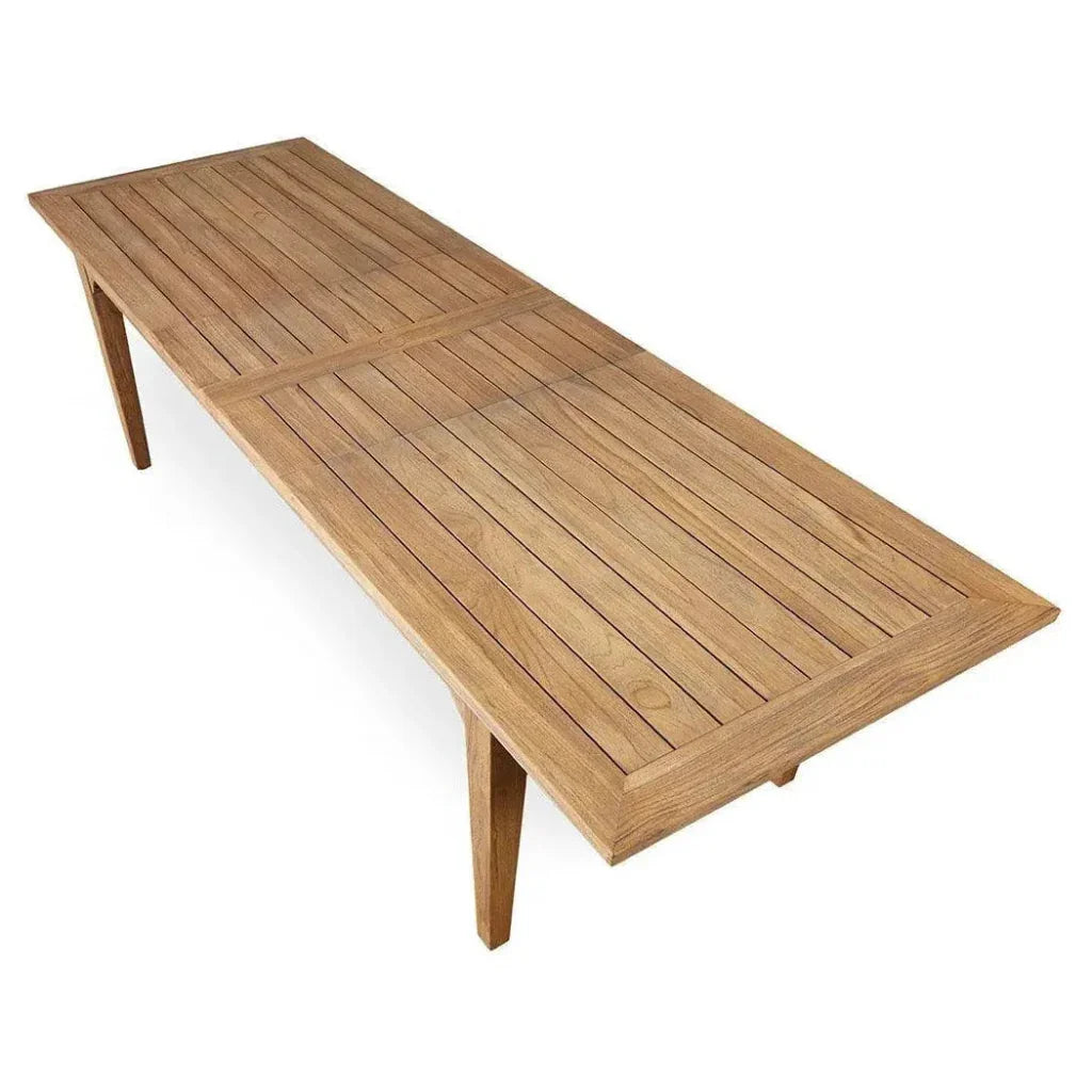 Hamptons Teak Extendable Dining Table With Chair Set 7PC