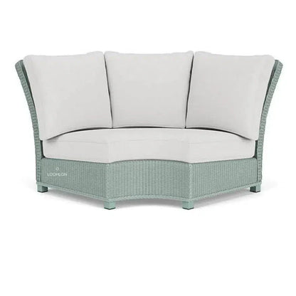 Hamptons Wedge Corner Sectional Wicker Outdoor