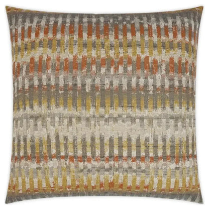 Handcraft Harvest Orange Yellow Large Throw Pillow