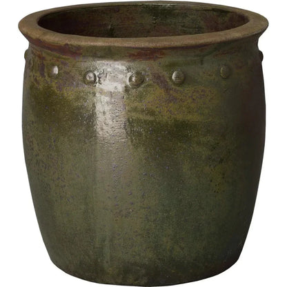 Handcrafted Round Ceramic Planter