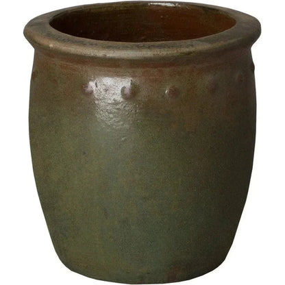 Handcrafted Round Ceramic Planter