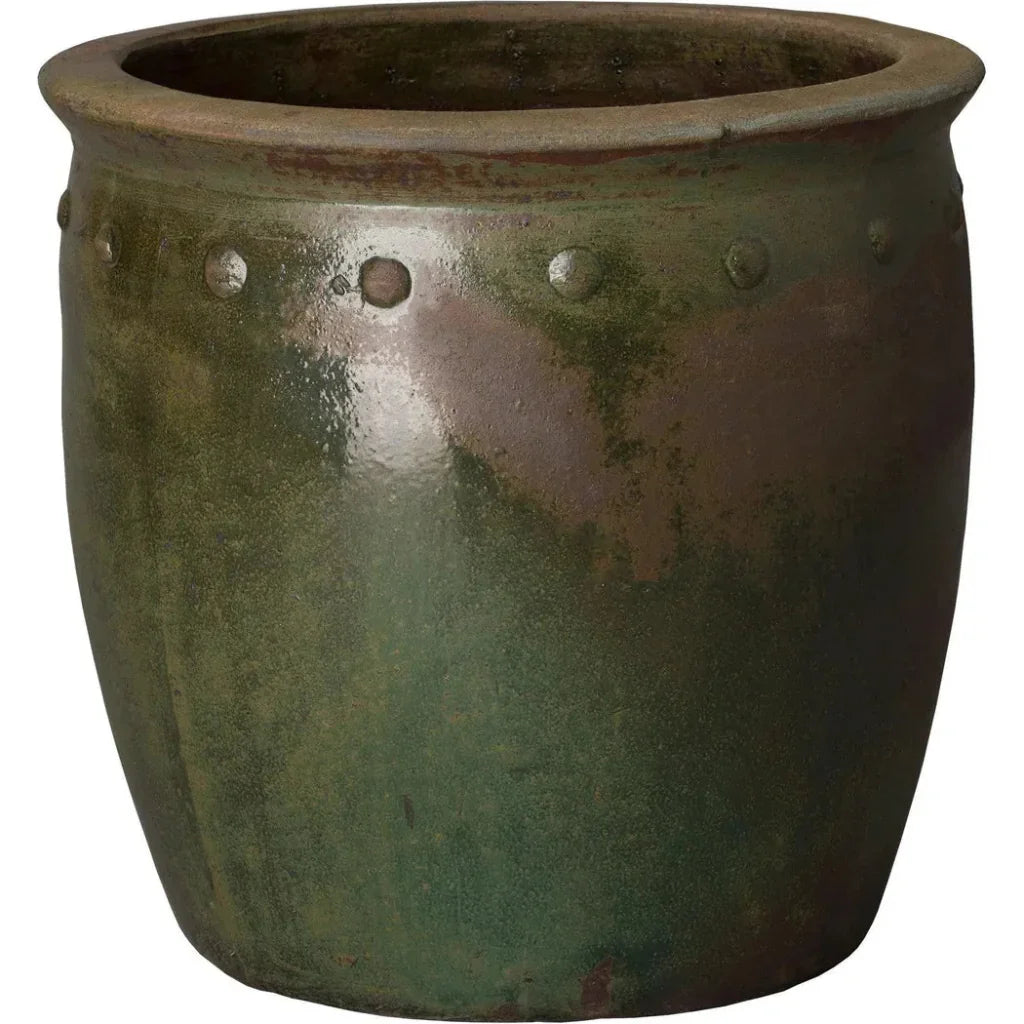 Handcrafted Round Ceramic Planter