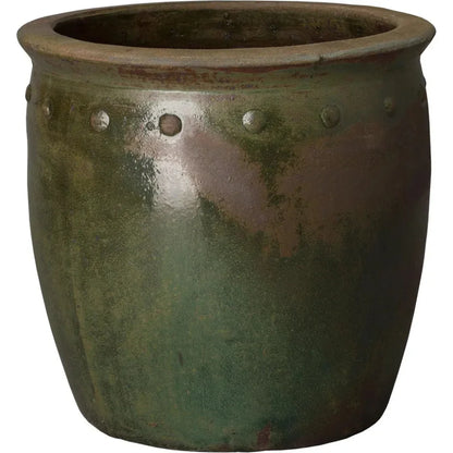 Handcrafted Round Ceramic Planter