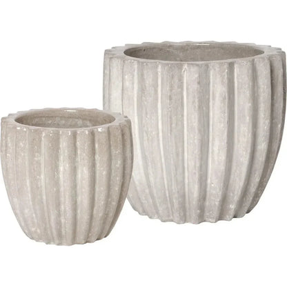 Handcrafted Round Ceramic Pot