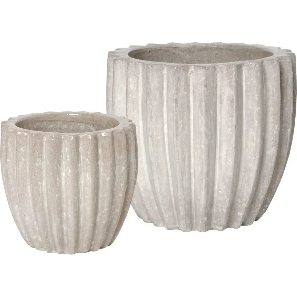 Handcrafted Round Ceramic Pot