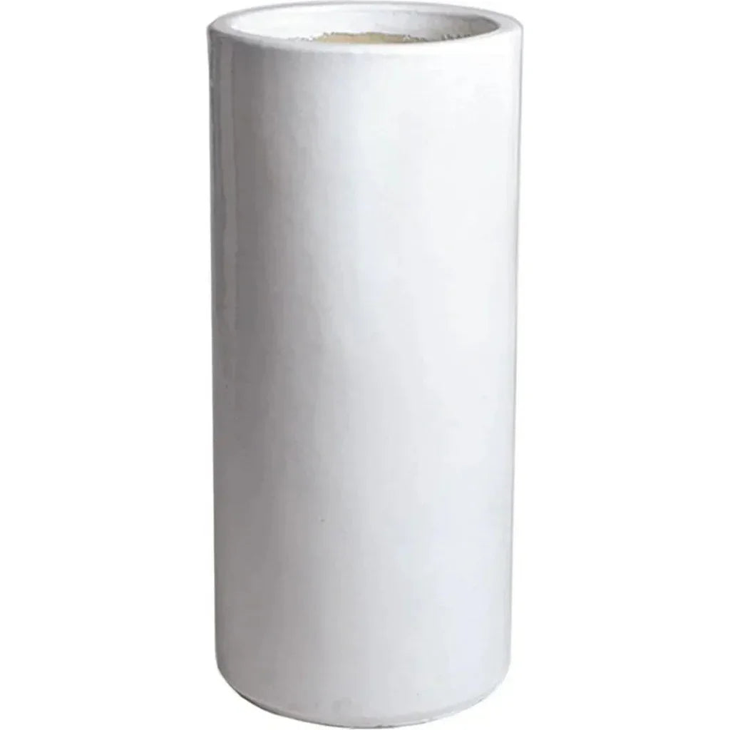 Handcrafted Tall Ceramic Outdoor Pot