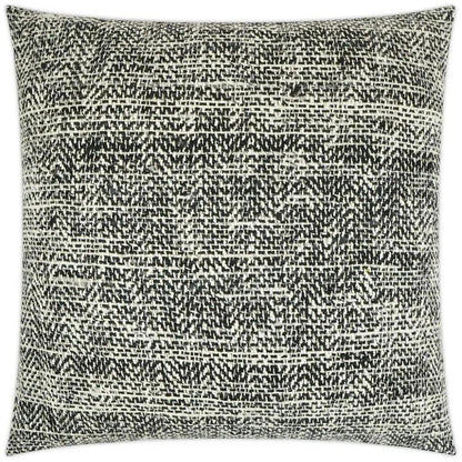 Handspun Textured Black Large Throw Pillow Insert
