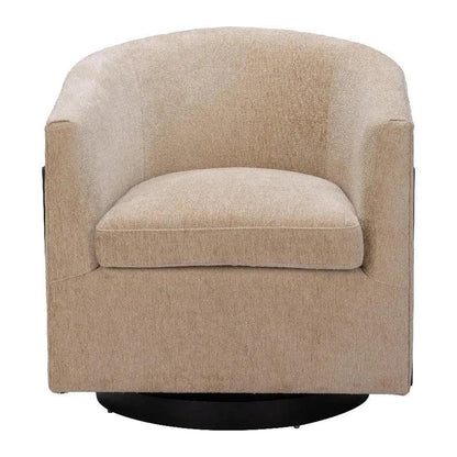 Hanko Golden Beige Swivel Chair