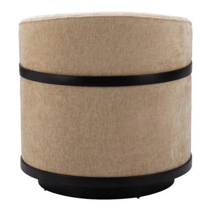 Hanko Golden Beige Swivel Chair