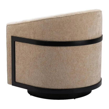 Hanko Golden Beige Swivel Chair