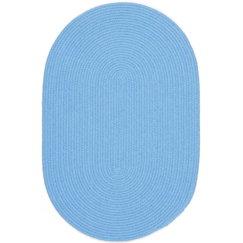 Happy Braids Braided Oval Reversible Area Rugs