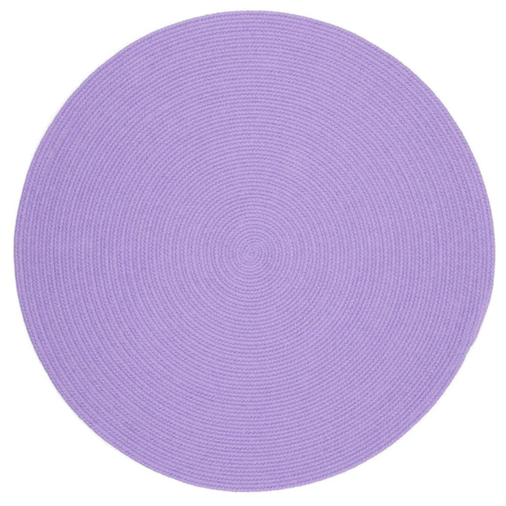 Happy Braids Braided Round Reversible Area Rugs
