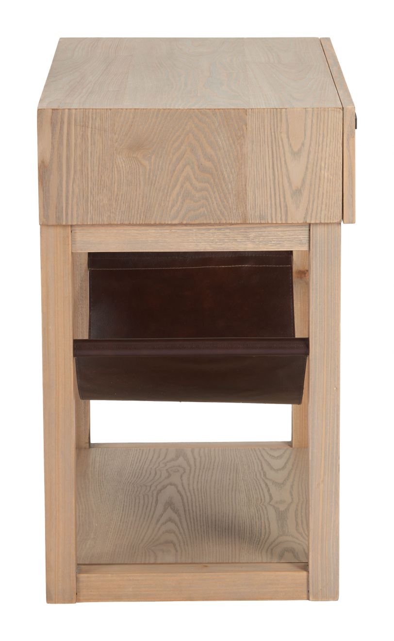 Haram One Drawer Wooden Side Table
