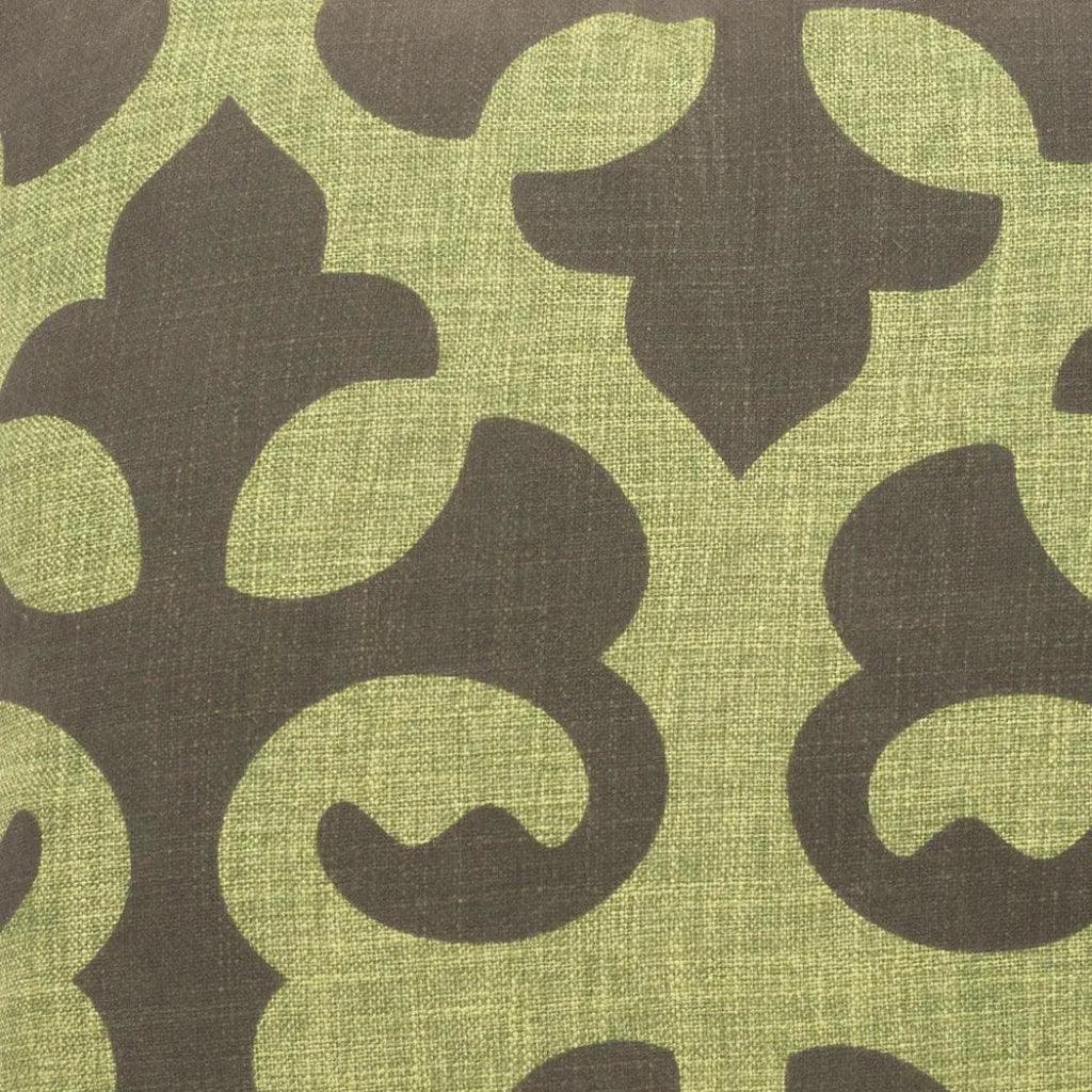 Harlow Green Green Throw Pillow With Insert