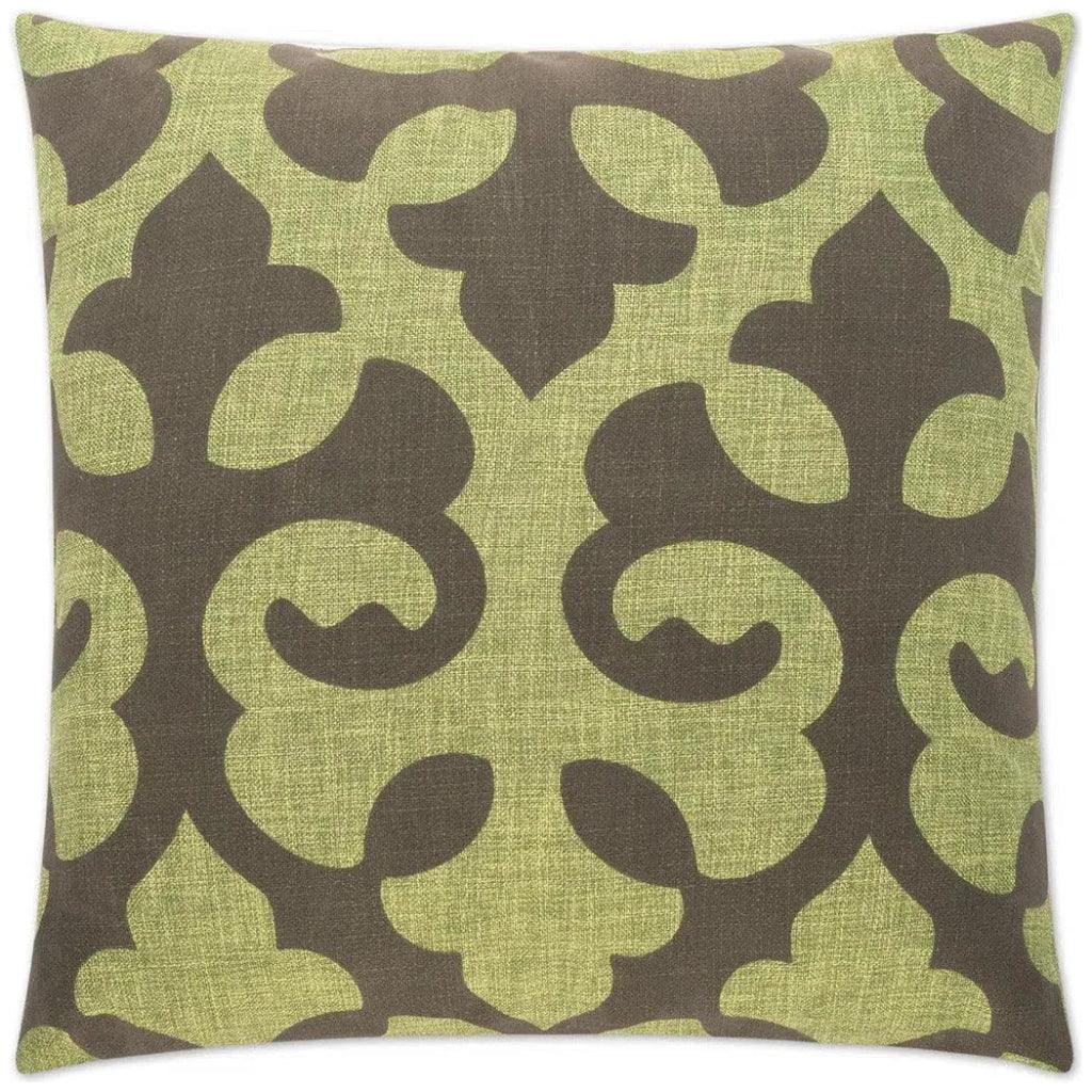 Harlow Green Green Throw Pillow With Insert