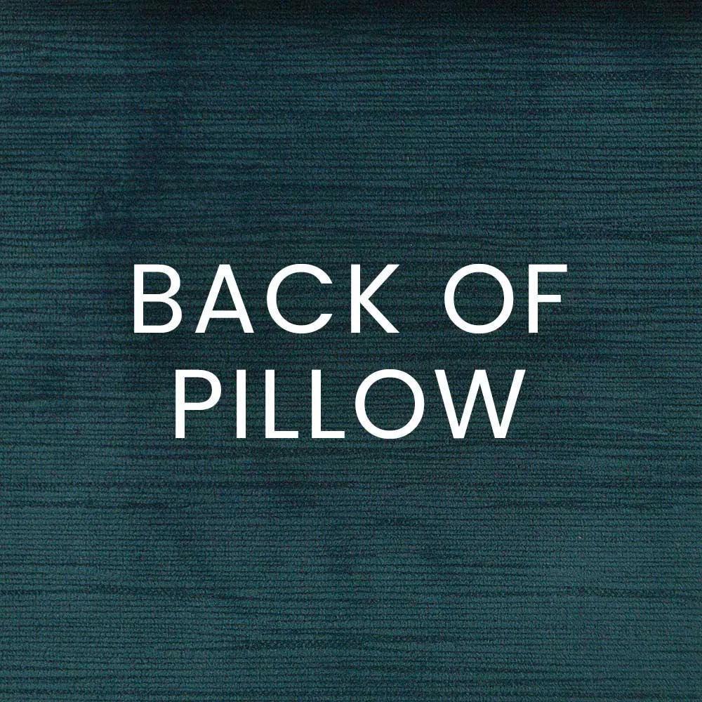 Harpo Peacock Blue Throw Pillow With Insert