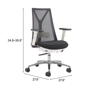 Hasso Black Mesh Fabric Office Chair