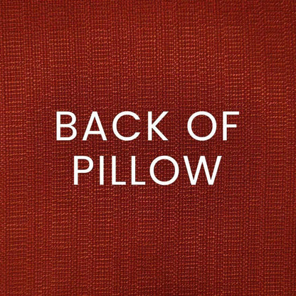 Hawser Red Throw Pillow With Insert