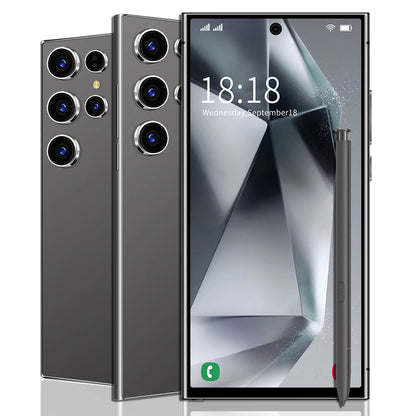 Best Selling S24 Ultra 5G Smartphone 7-Inch Version with Dual SIM Android14 CDMA Cellular 4G/5G Mobile Phones